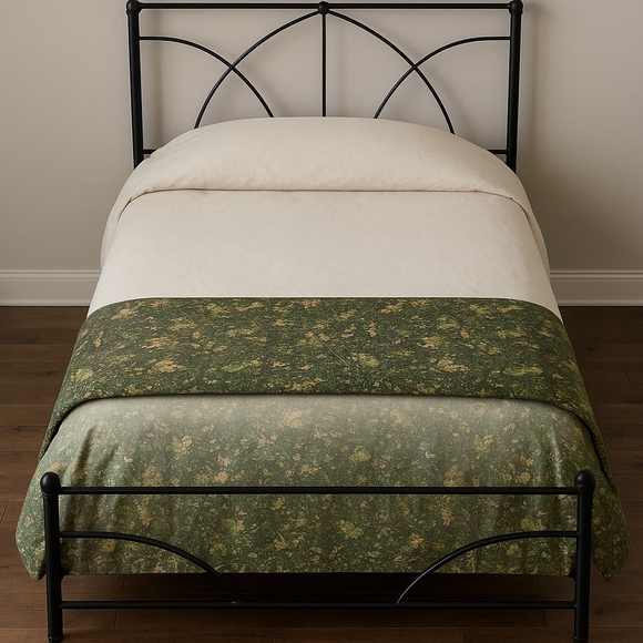 Handmade Patchwork Quilt Reversing To Bushlan Camo - Picture 2 of 7